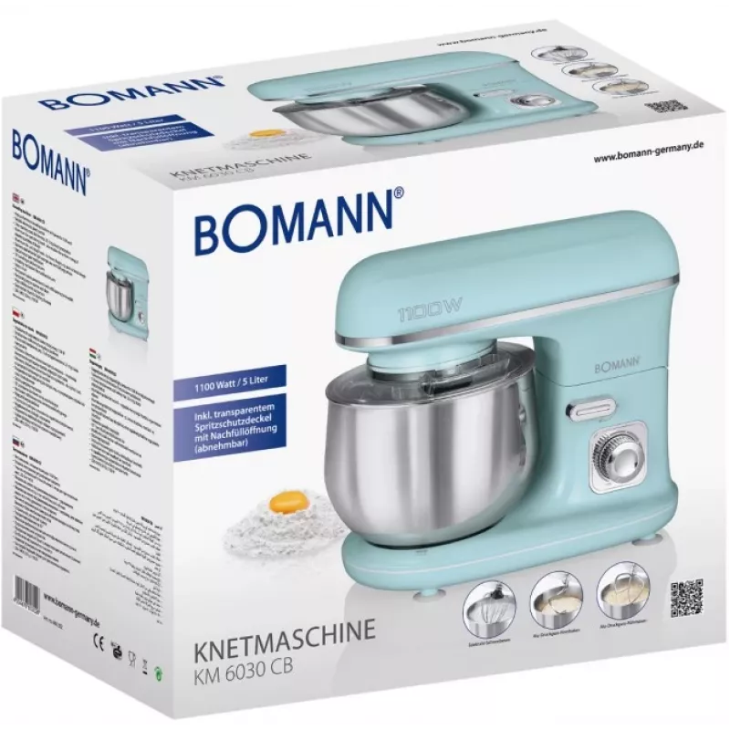 Bomann KM 6030 CB virtuvinis kombainas 1100 W 5 L Mėtų spalva