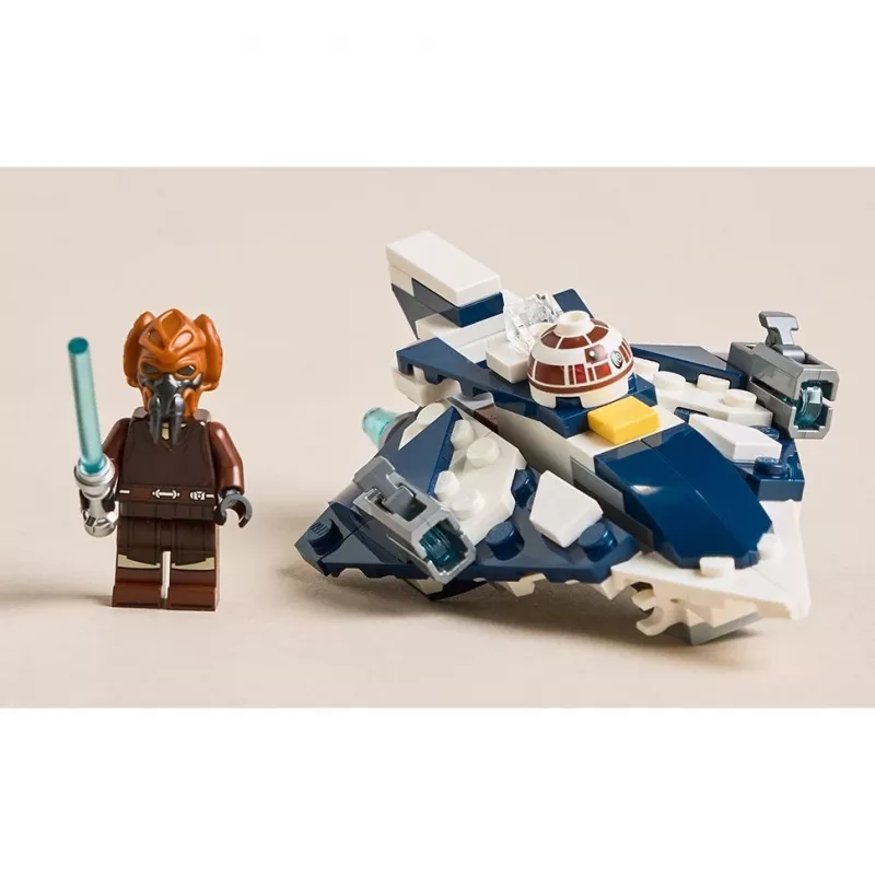 LEGO Microfighter Star Wars Plo Kono džedajaus žvaigždėlaivis 75400 — 89 dalių, 1 minifigūrėlė, nuo 6 m.