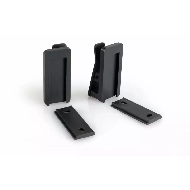 Sieninis planšetinio kompiuterio laikiklis Durable VISIOCLIP juodas