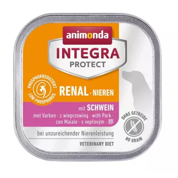 Animonda Integra Protect Nieren drėgnas šunų maistas su kiauliena, 150 g