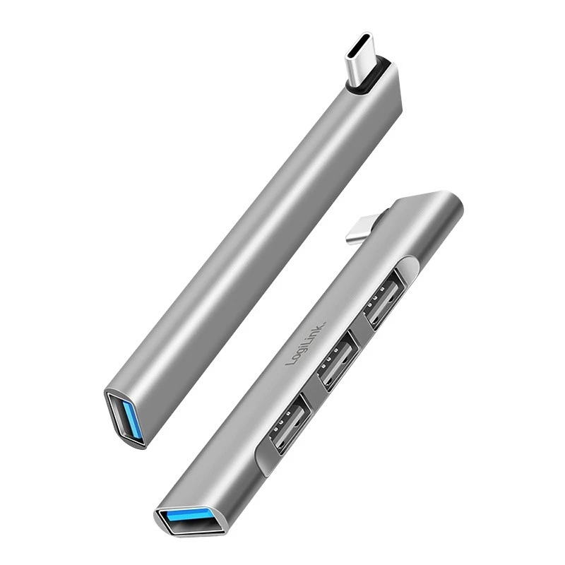 LogiLink USB 3.2 Gen1 Hub 4 prievadų USB-C 1x USB 3.0 AF 3x USB 2.0 AF UA0437