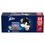 Šlapias kačių maistas Purina Nestlé Felix Fantastic Mix drebučiuose multipack 44 x 85 g, suaugusioms katėms, be glitimo