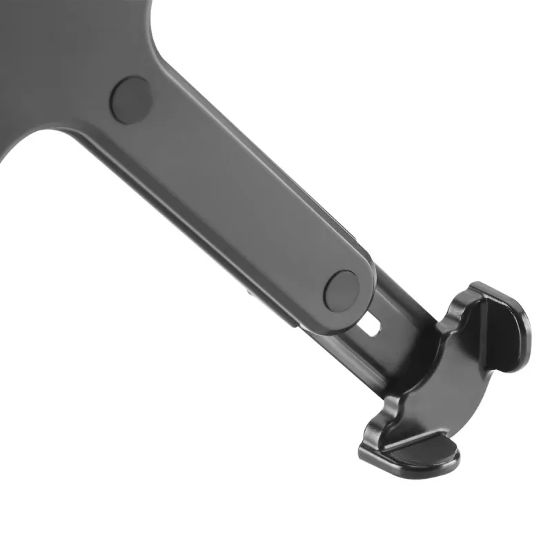 Nešiojamojo kompiuterio stovas MACLEAN MC-836 – reguliuojamas aukštis, ergonomiškas dizainas, juodas, horizontaliam nešiojamam kompiuteriui (58,5×236×320 mm)