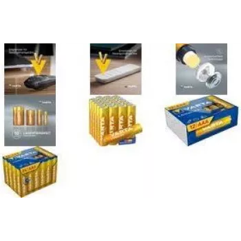 Šarminės AAA baterijos Varta Longlife Cube 12 vnt. (modelis 04103 301 132)