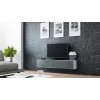 Cama TV stovas VIGO 140 30/140/40 baltas/pilkas blizgus