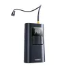 Baseus PrimeTrip VA1 padangų pripūtimo kompresorius, 75 W, 2 viename su žibintuvėliu ir 6000 mAh baterija, juodas