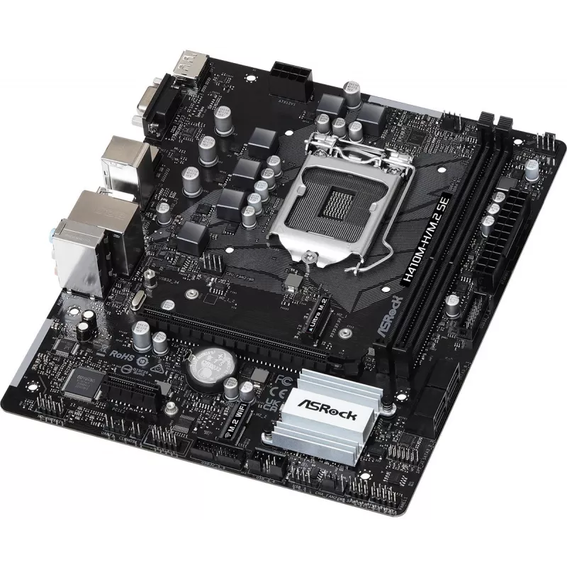 Motininė plokštė ASRock H410M-H/M.2 SE Intel H370 LGA 1200 micro ATX