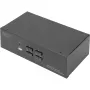 DIGITUS KVM jungiklis, 4 prievadai, dvigubas ekranas, 4K, DisplayPort®