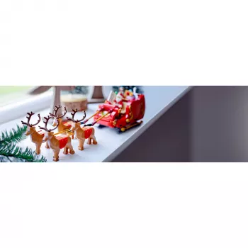 LEGO sezoninis Kalėdų Senelio rogių rinkinys 40499
