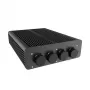 Akasa Pascal TX Plus Thin-mini-ITX korpusas, IP65 apsauga, be ventiliatoriaus, juodas