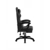 Žaidimų kėdė huzaro Force 3.7 Carbon Black – ergonomiška, aukštis reguliuojamas 107,5–116,5 cm, 5 ratai, juosmens ir kaklo pagalvėlės