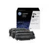 HP 55X 2 rinkinys didelės išeigos juodi originalūs LaserJet tonerių kasetės