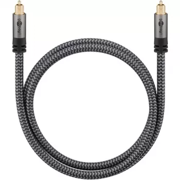 Plus Toslink laidas (juodas/sidabrinis, 5 m)