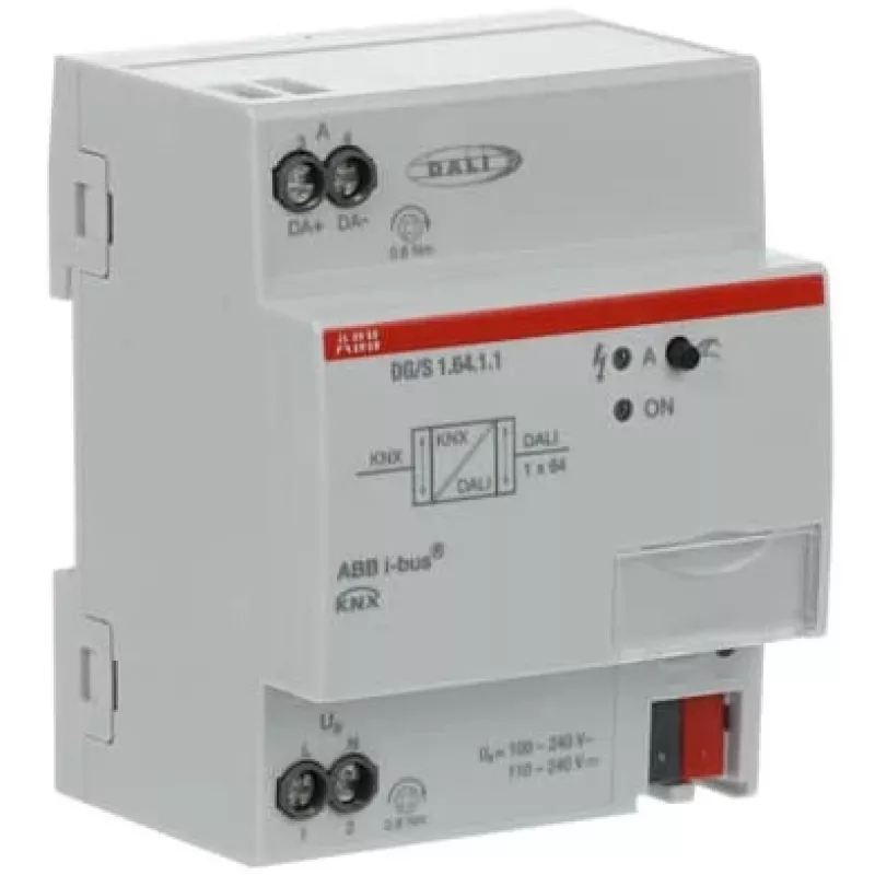 Šliuzas / valdiklis ABB 2CDG110198R0011, DALI-2, IP20, 264 V įėjimas, 70×63.5×90 mm, pilkas