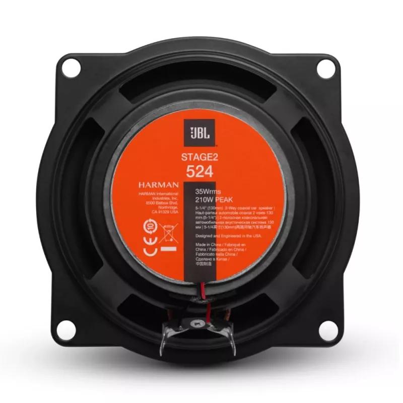 JBL Stage2 524 automobiliniai garsiakalbiai stačiakampiai 2 krypčių 210 W 2 vnt.