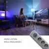 Qoltec 50164 apsauginis filtras su 4 kištukiniais lizdais, 2,5 m kabeliu