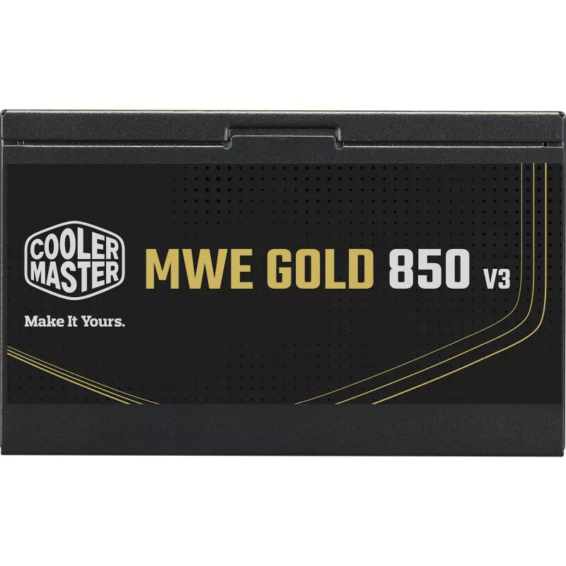 Cooler Master maitinimo blokas MWE Gold 850 V3 850W 80+Gold Nemodulinis ATX 3.1 Ventiliatorius 120mm Garantija 5 m.