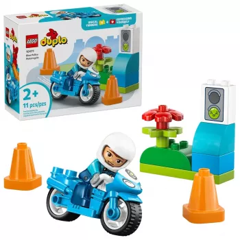 LEGO DUPLO 10471 Mėlynas policijos motociklas