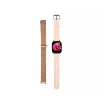 Išmanusis laikrodis X16 Bluetooth rožinis
