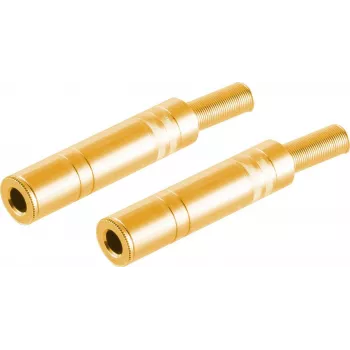 Jungtis vielai ShiverPeaks BS50400-G2 6,3 mm auksinė moteriška 2 vnt.