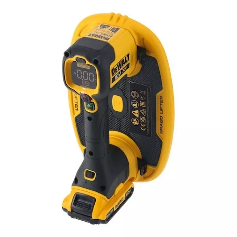 Vakuuminis keltuvas DeWalt GRABO DCE590N 18V belaidis nešiojamas siurbimo įrankis, 1 siurbimo padėklas, maks. apkrova 120 kg