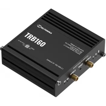 Teltonika TRB160 pramoninis 4G LTE CAT6 IoT šliuzas, skaitmeninė I/O, USB, RMS palaikymas
