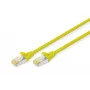 Tinklo kabelis Digitus CAT 6A S/FTP RJ-45 Cat6a 7m Geltonas