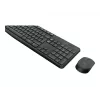 Belaidis klaviatūros ir pelės rinkinys Logitech MK235, pilno dydžio, pilka