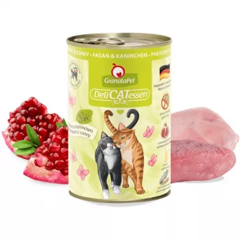 GRANATAPET DeliCATessen Fazanas ir triušis – šlapias ėdalas katėms – 400g