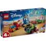 LEGO Disney Toy Story šventinis traukinys ir RC automobilis 43264 – 206 dalių, 4 minifigūrėlės, nuo 4 metų