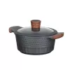 Virtuvės indas Resto Kitchenware Capella 2,6 L apvalus juodas medinis