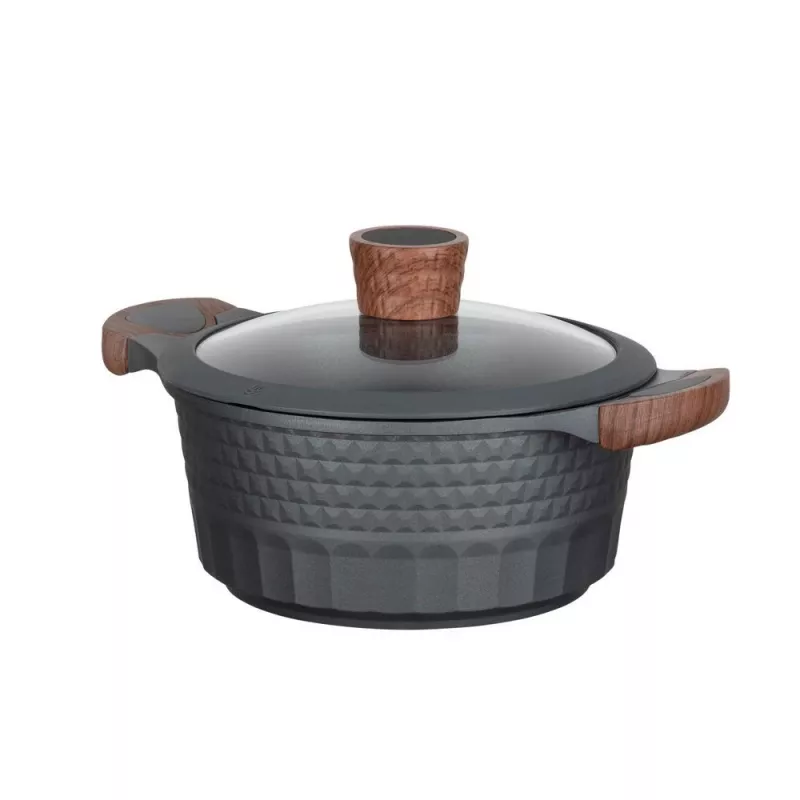 Virtuvės indas Resto Kitchenware Capella 2,6 L apvalus juodas medinis