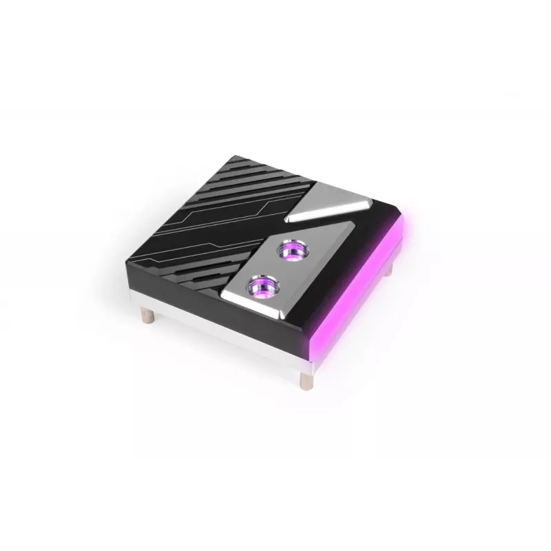 Alphacool 13851 šaltoji plokštė, akrilinė skaidri, 88x88x32,3 mm