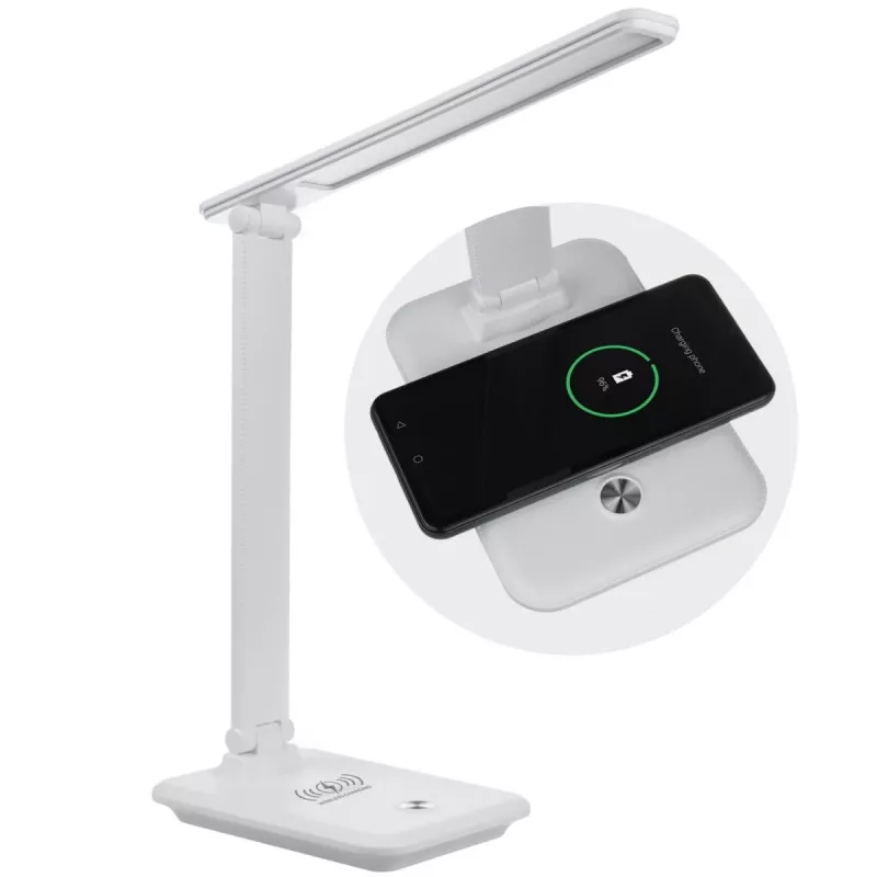 LED stalinė lempa MACLEAN MCE616W 9W su įmontuotu belaidžiu Qi įkrovikliu