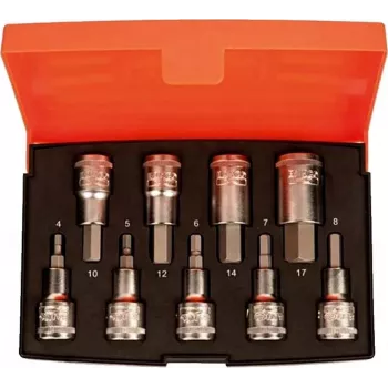 Šešiakampių antgalių rinkinys BAHCO S9HEX – 9 vnt.