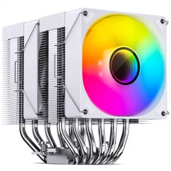 Procesoriaus aušintuvas Jonsbo CR-1400 DV2 White su 140 mm ventiliatoriumi