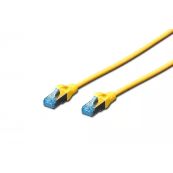 Tinklo kabelis Digitus CAT 5e SF/UTP Patch Cord RJ45 5 m geltonas