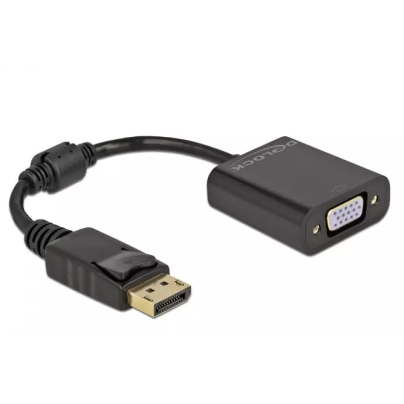 Adapteris DisplayPort 1.2 (vyriškas) į VGA (moteriška) DeLOCK 61006