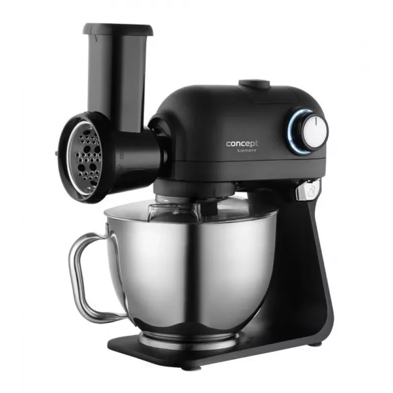 Planetinis maišytuvas Concept RM8000 - 1200 W virtuvės kombainas, juodas