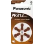 Baterijos klausos aparatams Panasonic PR 312 Cinko-oro 170 mAh – 6 vnt. pakuotė