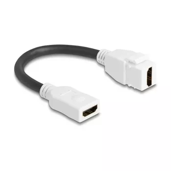 HDMI kabelis DeLOCK 90684, HDMI A tipo standartinis, 0,2 m, baltas
