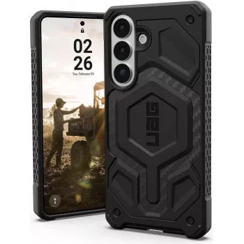 UAG Urban Armor Gear Monarch Pro Dėklas su Magnetiniu Moduliu, Samsung Galaxy S26+, anglies pluoštas, 214514114242