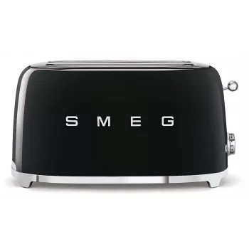 Smeg TSF02 skrudintuvas 4 riekėms - juodas/lakuotas/41x20.8x21.5 cm/6 skrudinimo lygiai/1500W