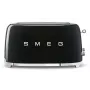 Smeg TSF02 skrudintuvas 4 riekėms - juodas/lakuotas/41x20.8x21.5 cm/6 skrudinimo lygiai/1500W