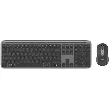 Logitech 920-012483 klaviatūra su pele Office RF belaidė + Bluetooth QWERTZ vokiška grafitas