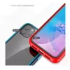 Apsauginis antišoko dėklas COMMA Joy, skirtas iPhone 11 Pro, raudonas