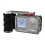 Metalinis apsauginis dėklas su Puluz rankena, skirtas DJI Osmo Action 5 Pro / Action 4 / Action 3