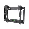 Sieninis TV laikiklis ESPERANZA ERW010 14–50 col. (35,6–127 cm), pasvirimas 15°, VESA 75×75–200×200, maks. apkrova 25 kg, juodas