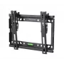 Sieninis TV laikiklis ESPERANZA ERW010 14–50 col. (35,6–127 cm), pasvirimas 15°, VESA 75×75–200×200, maks. apkrova 25 kg, juodas