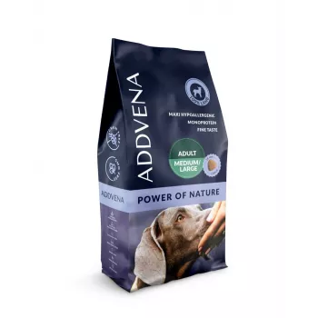 ADDVENA Power of Nature Adult Medium/Large Ėriena - sausas šunų ėdalas - 10kg
